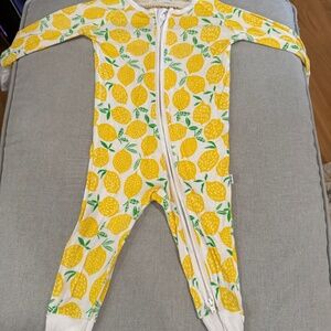 HTF Lemons Little Sleepies Zippy 3-6mo